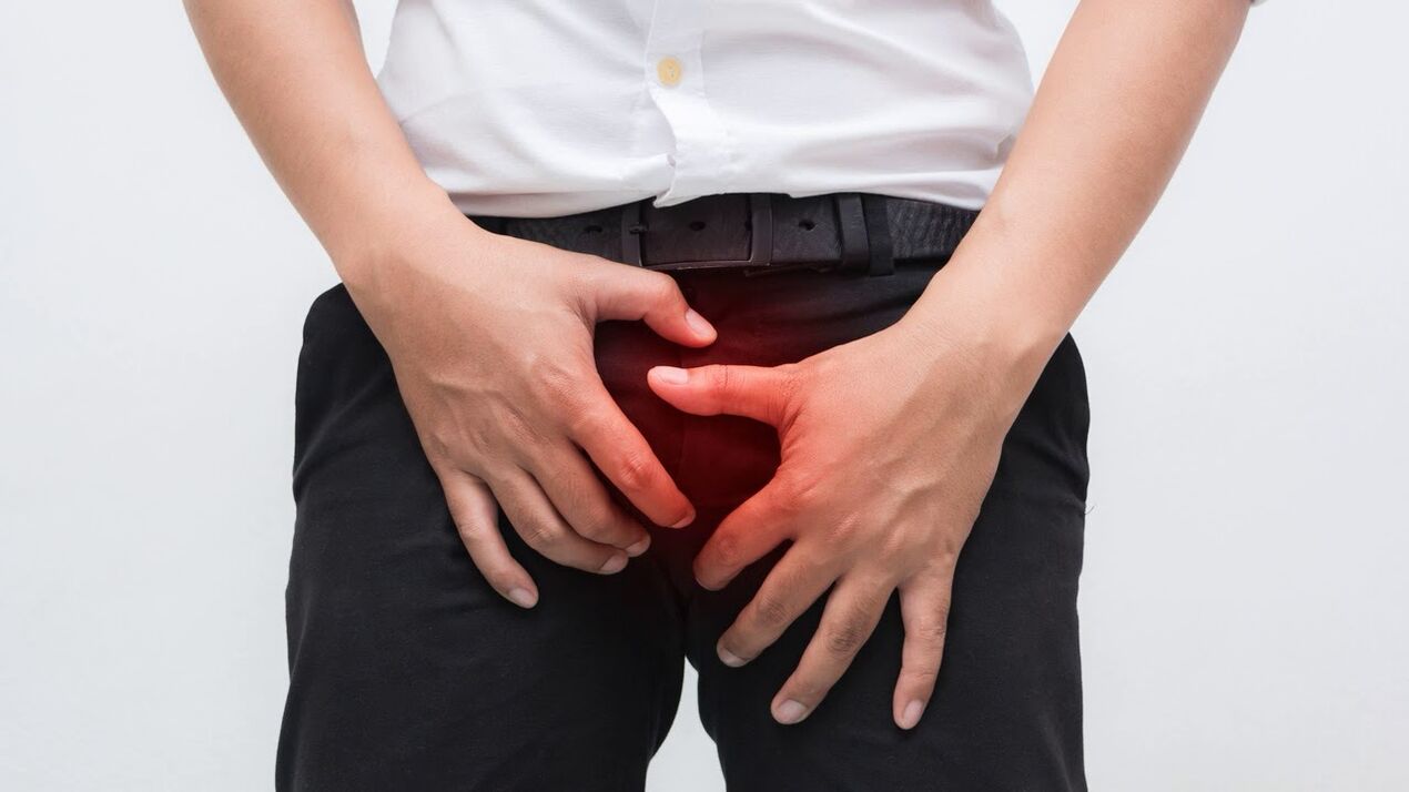 pain in groin with prostatitis