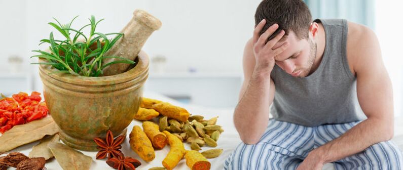 Folk medicines to treat prostatitis in men